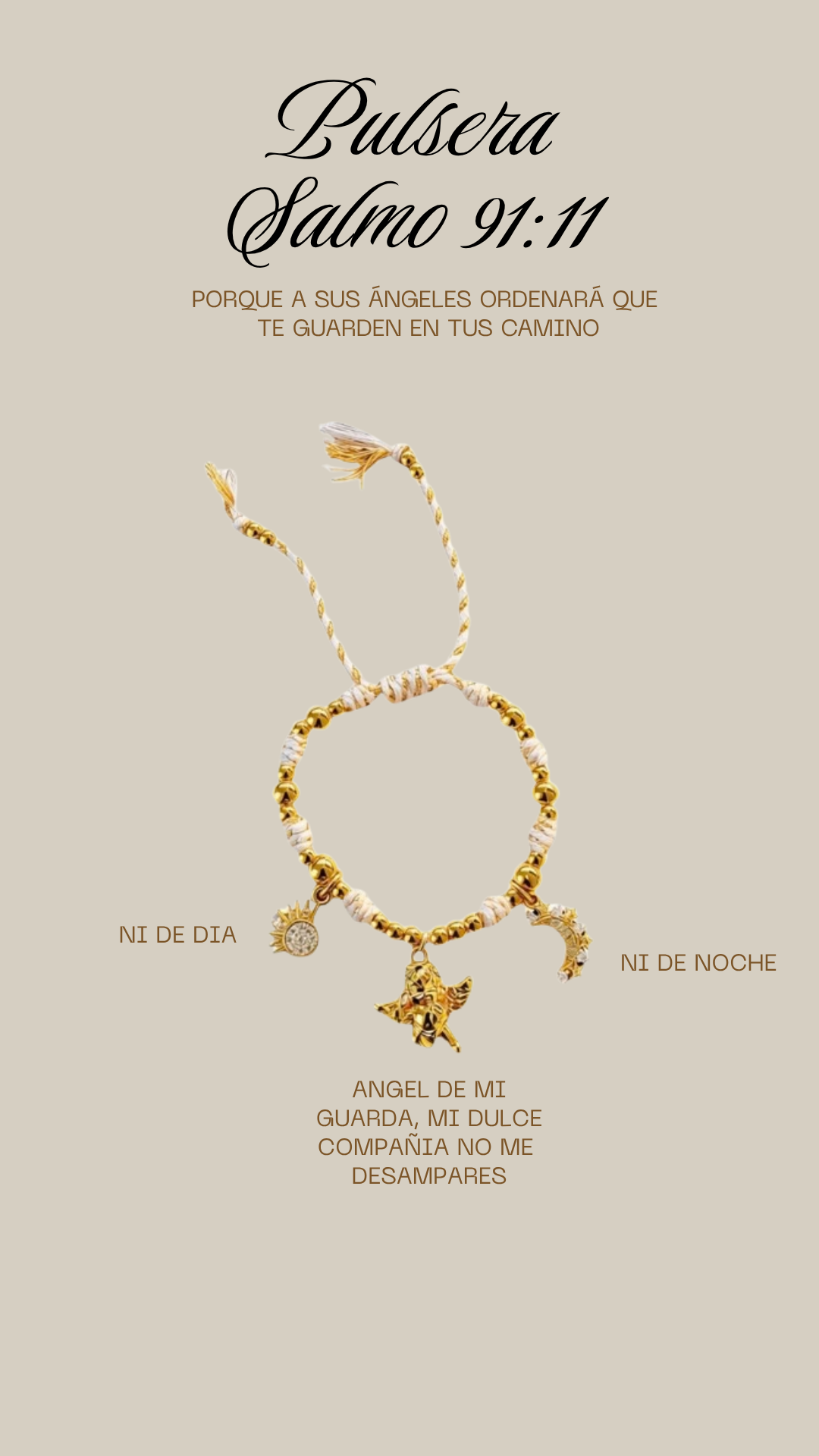 PULSERA SALMO 91:11