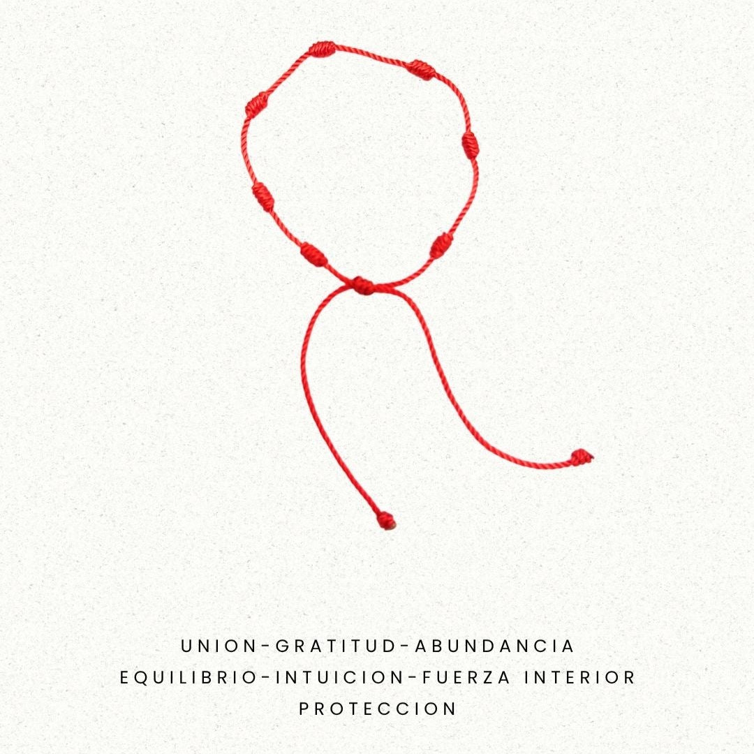 PULSERA 7 NUDOS