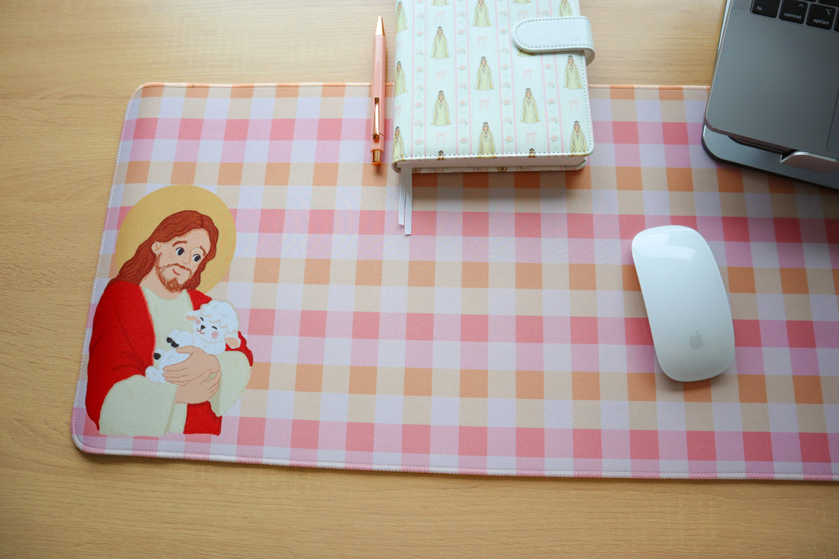 THE GOOD SHEPHERD DESK MAT