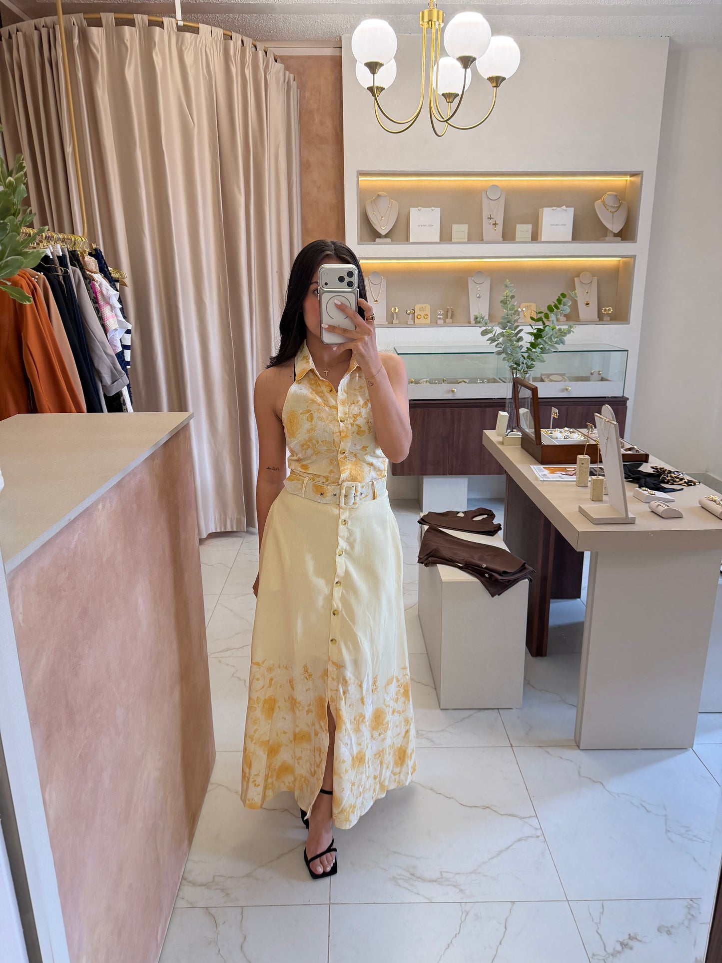 VESTIDO AMARILLO TALLA S