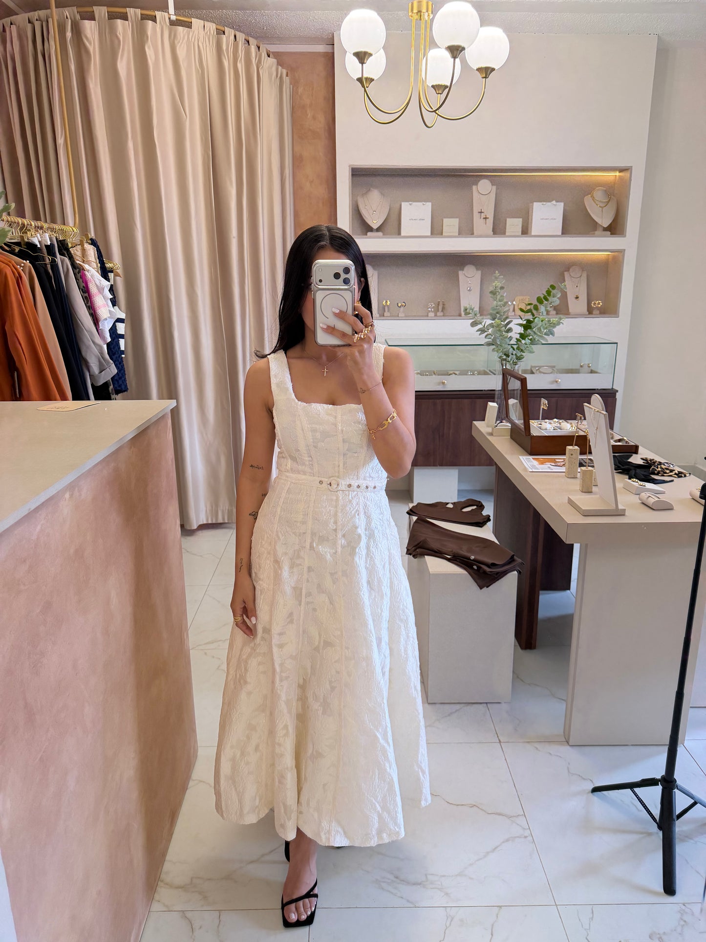 VESTIDO BLANCO TALLA S