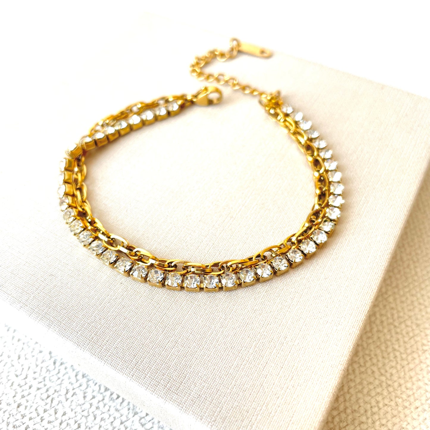 PULSERA DOBLE BRILLANTE