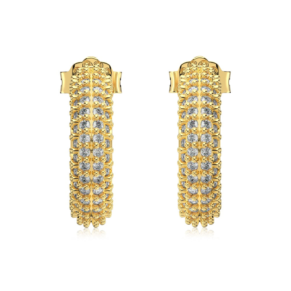 9MM PAVE HOOP