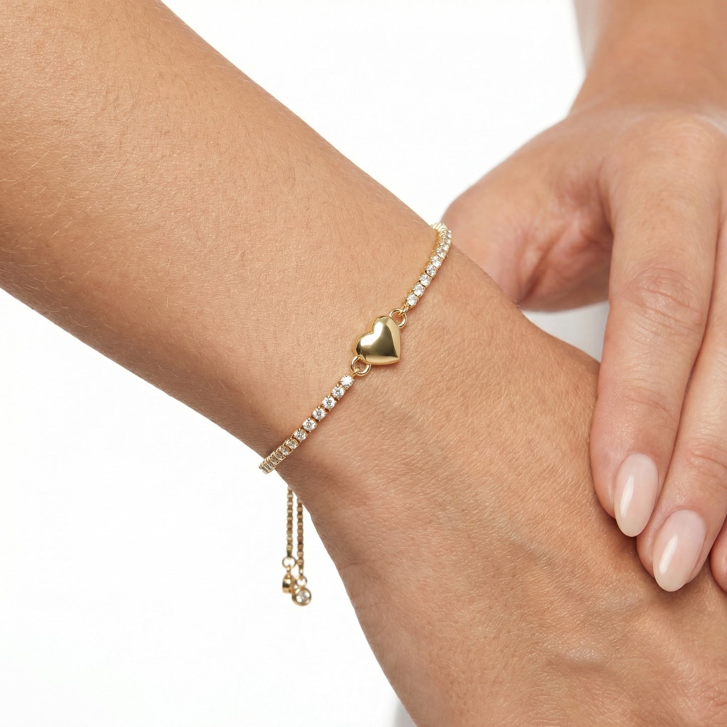 BRAZALETE CORAZON AJUSTABLE