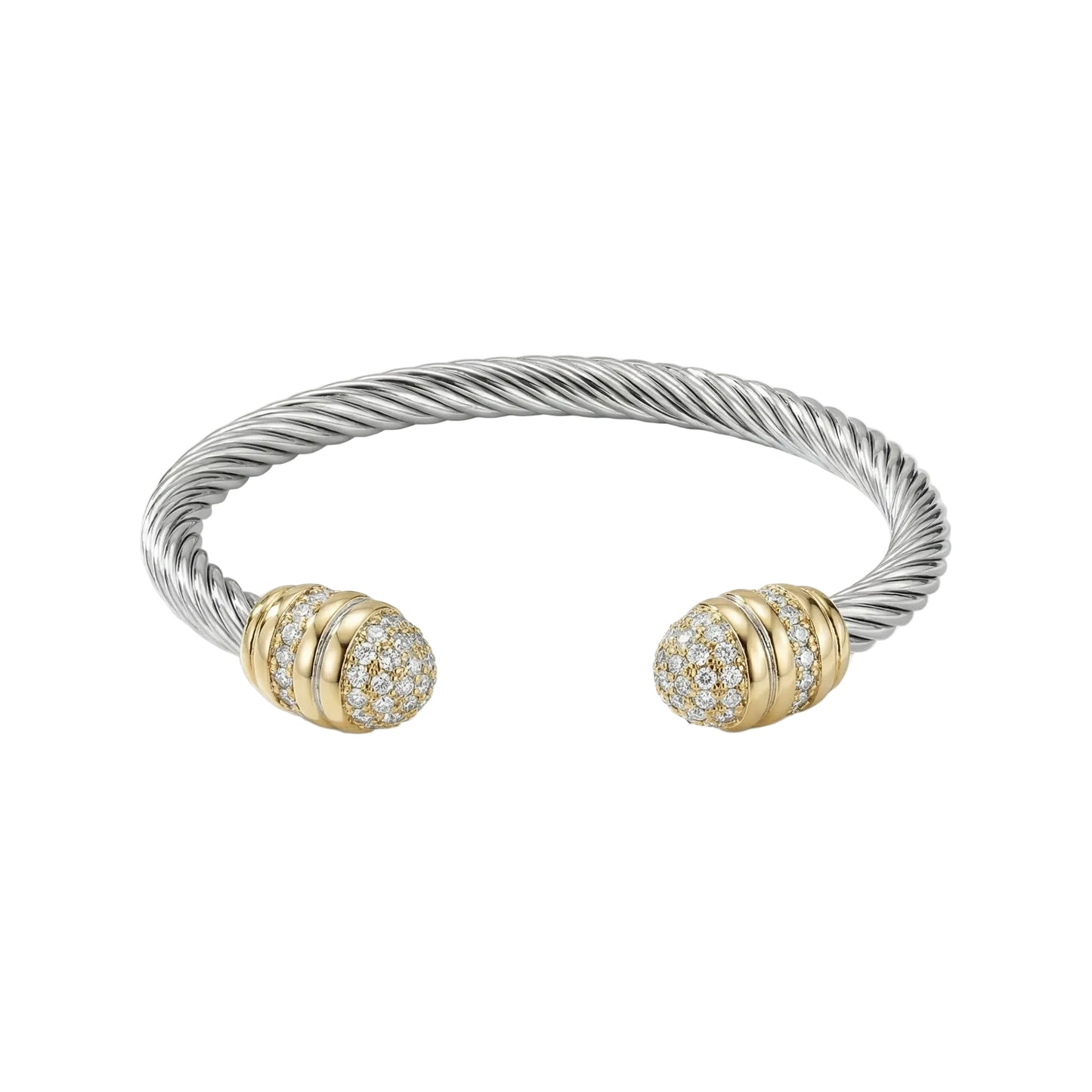 SILVER & GOLD BANGLE