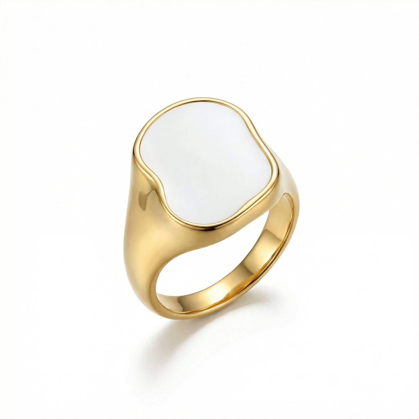 ANILLO CONCHA NACAR TALLA 7