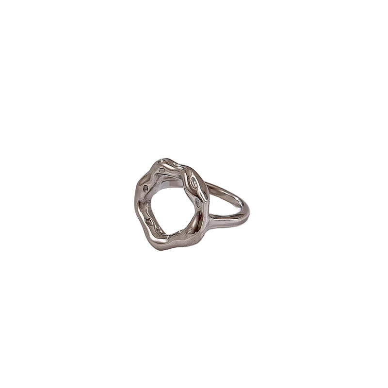 SILVER COOKIE RING