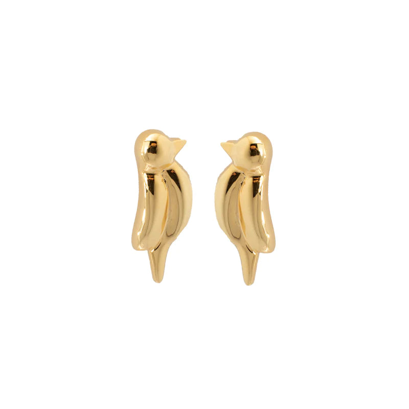 PASSARO P EARRINGS