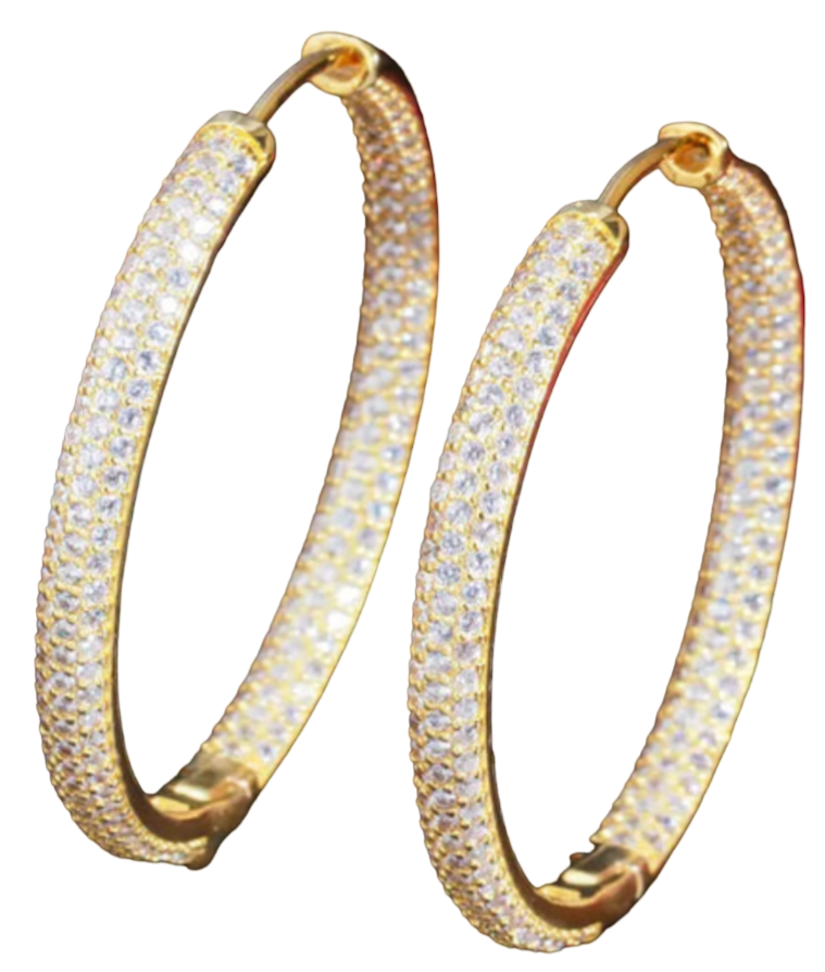 PAVE BIG HOOPS