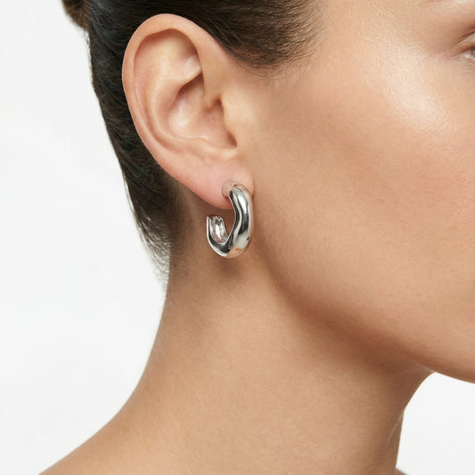 SILVER HOOP