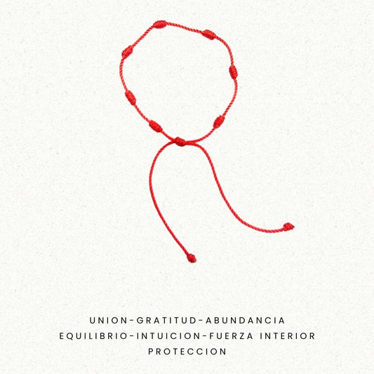PULSERA 7 NUDOS