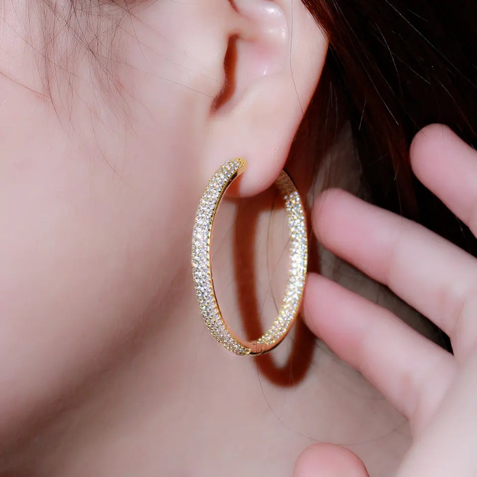 PAVE BIG HOOPS