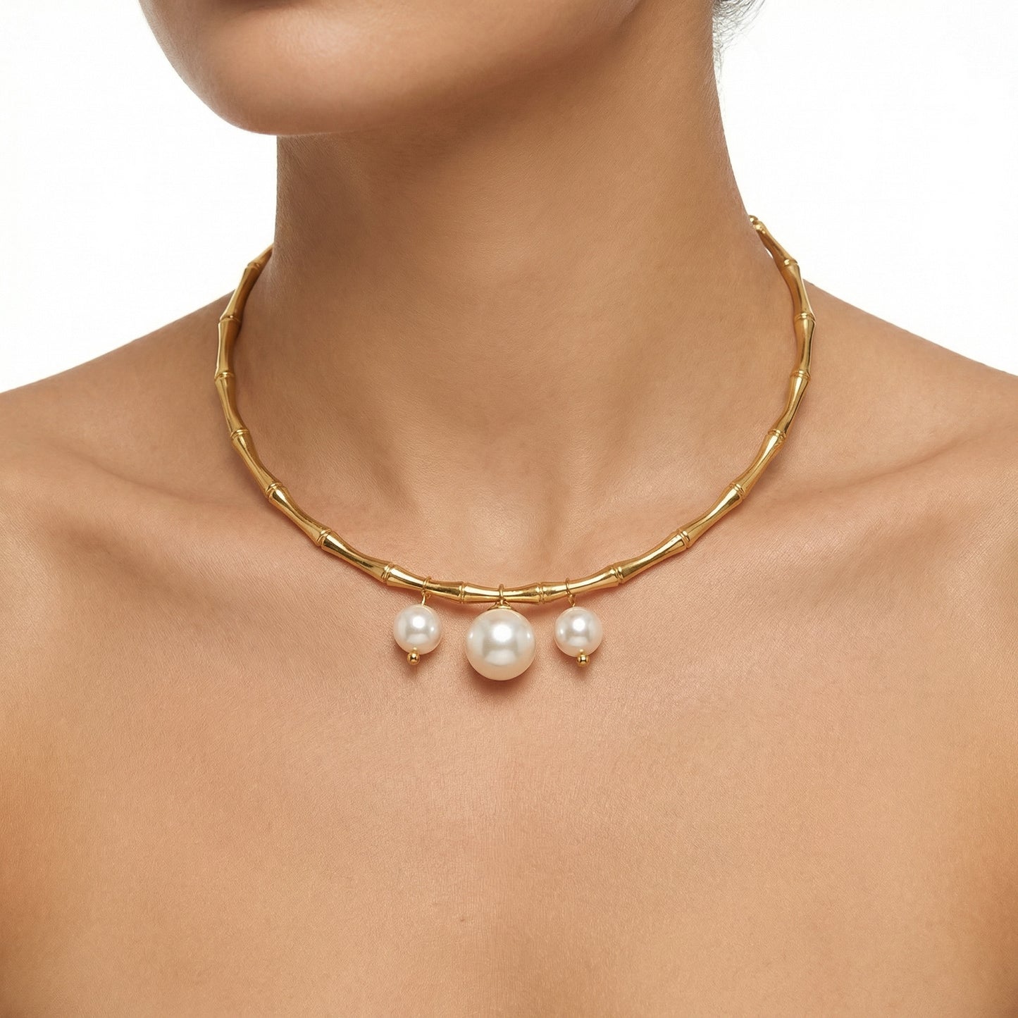CHOKER CON PERLAS