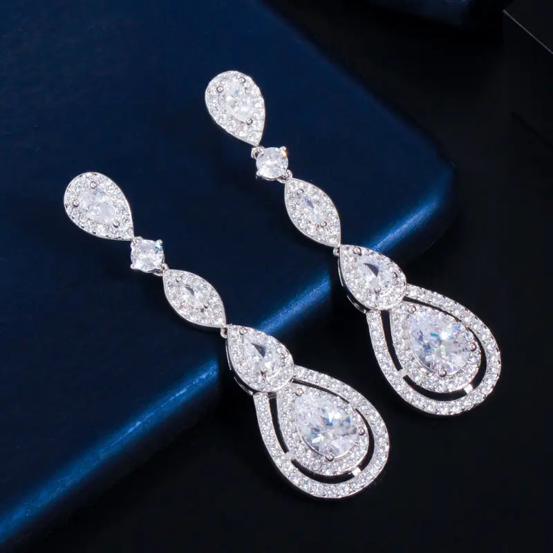 LUXURY DANGLE DROP EARRINGS