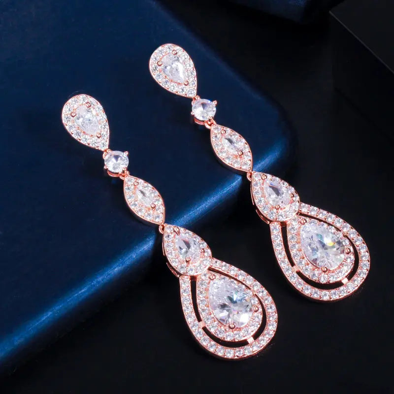 LUXURY DANGLE DROP EARRINGS