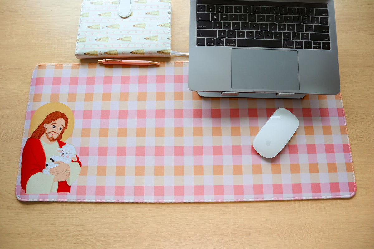 THE GOOD SHEPHERD DESK MAT