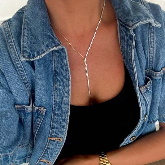 SEMI TENNIS NECKLACE