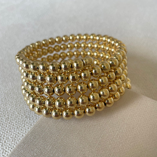 ESPIRAL BEADS DORADOS