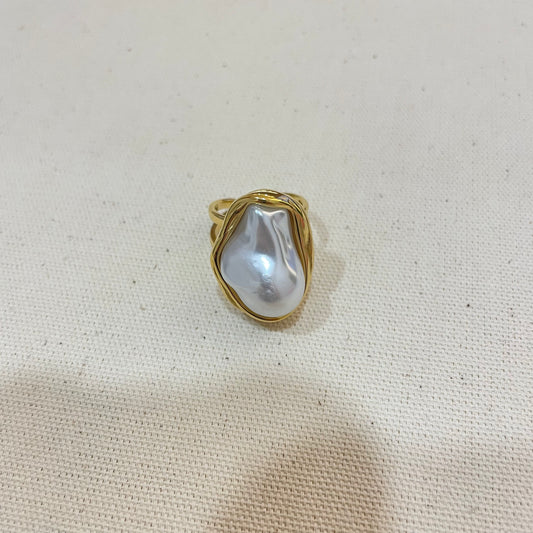 ANILLO PERLA ACRILICO AJUSTABLE