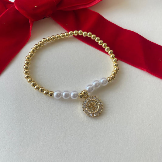 PULSERA CRUZ BRILLANTE