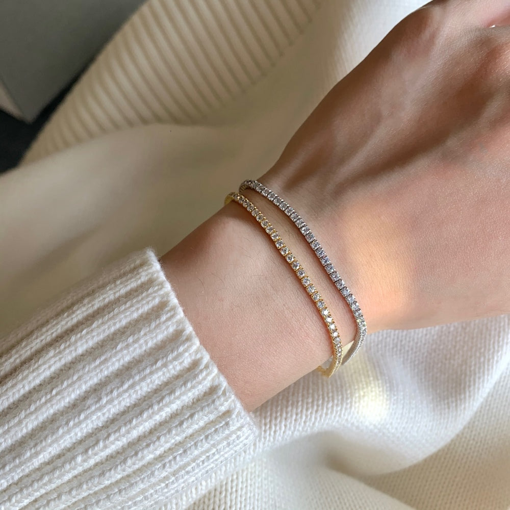 TENNIS GOLD BRACELET