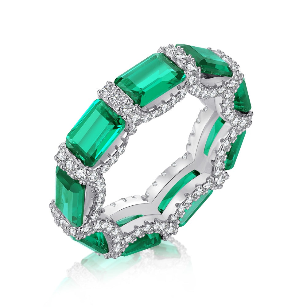 MATERIAL GIRL GREEN (PLATA 925)