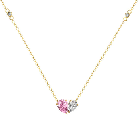 PINK ZIRCON NECKLACE