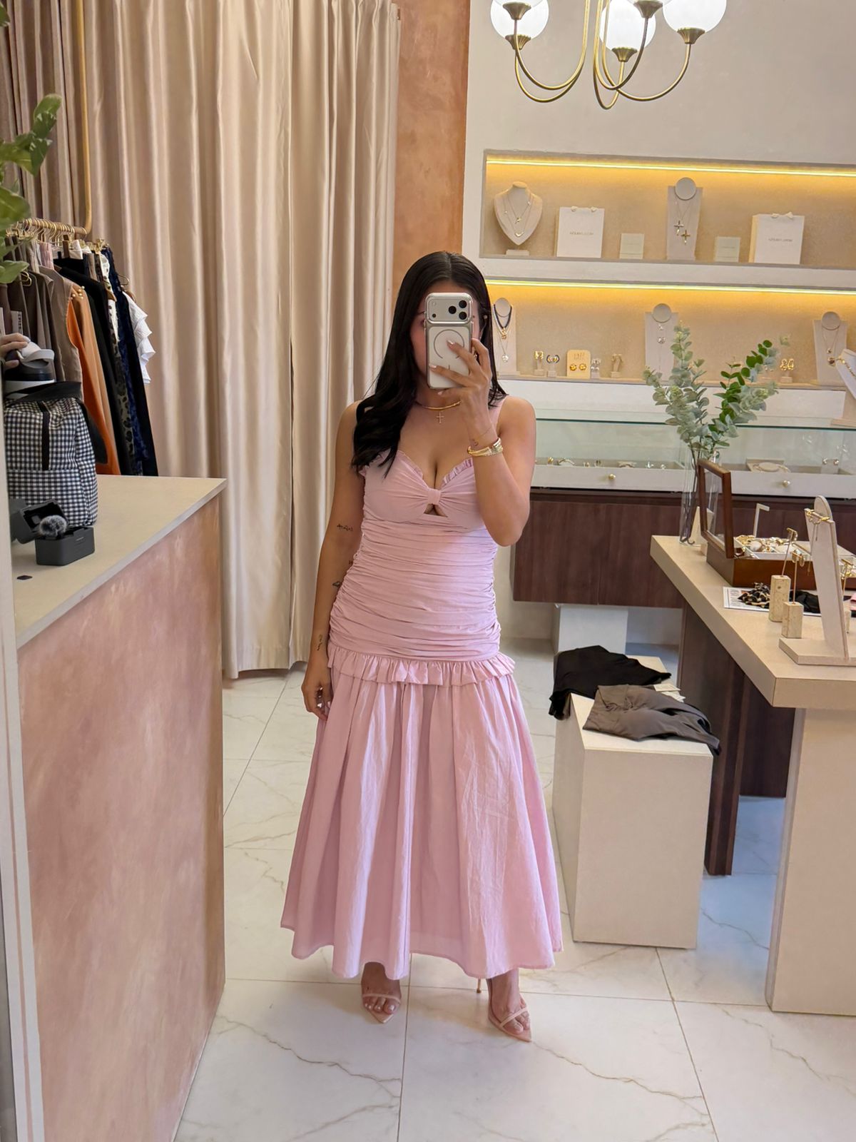 VESTIDO ROSA