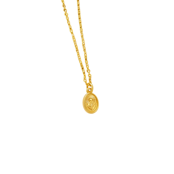 MEDALLA CORAZON DE JESUS MINI