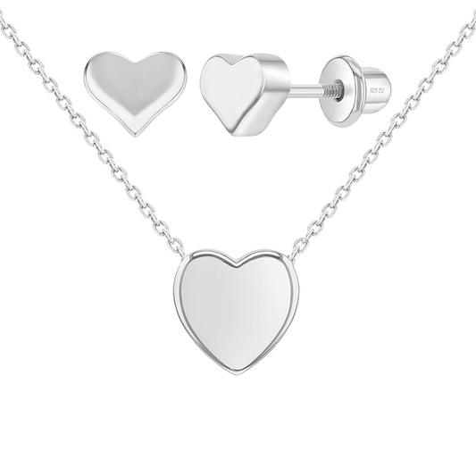 CORAZON SET PLATA 925