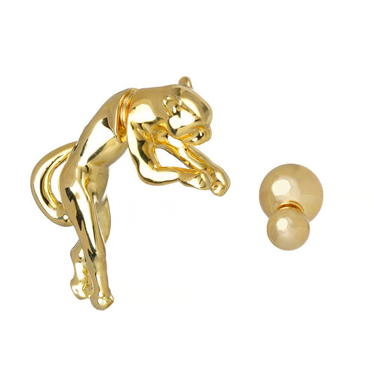 LEOPARD SIDE EARRING