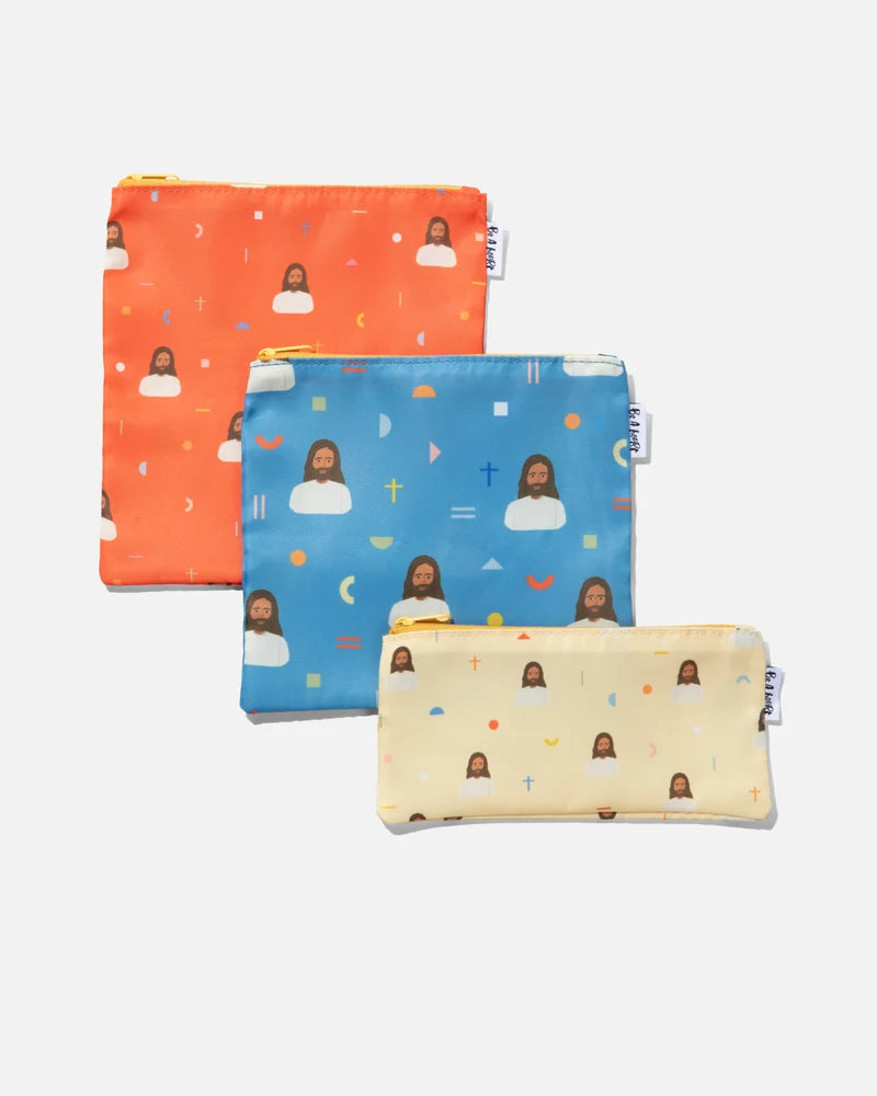 JESUS REUSABLE SNACK BAGS
