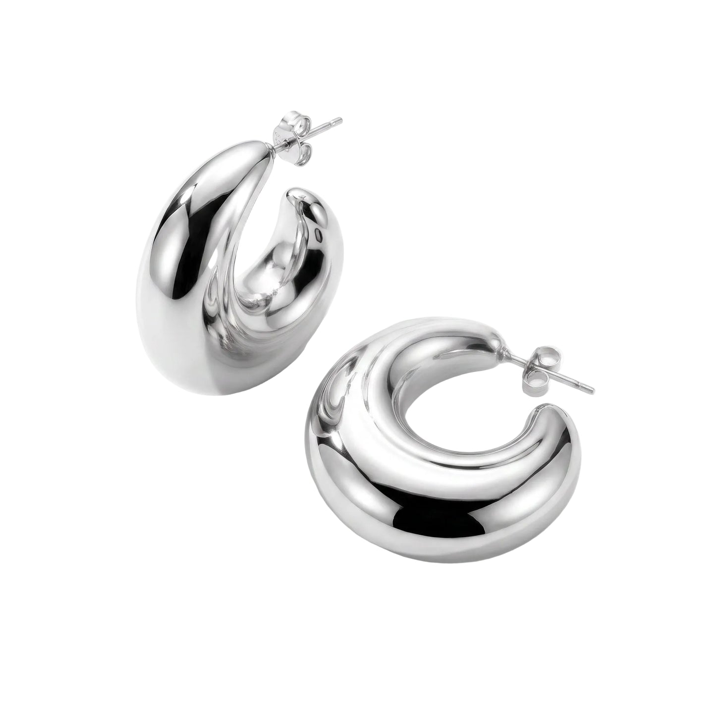 SILVER HOOP