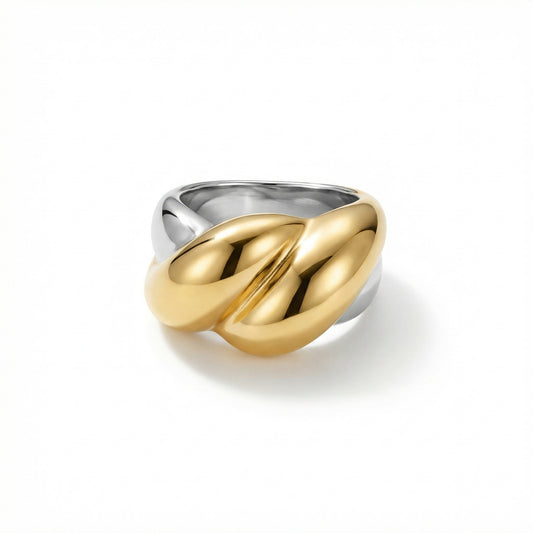 ANILLO TRENZADO TALLA 6