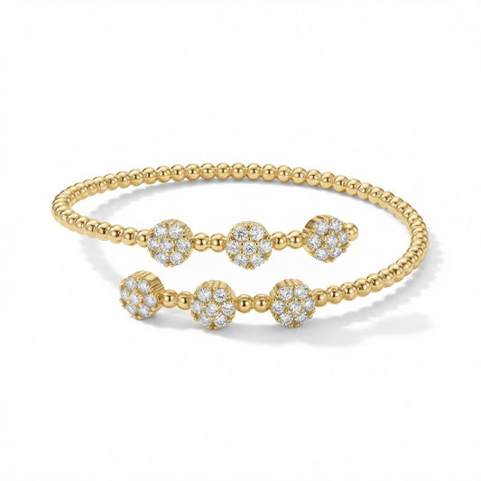 TRI BALL BANGLE