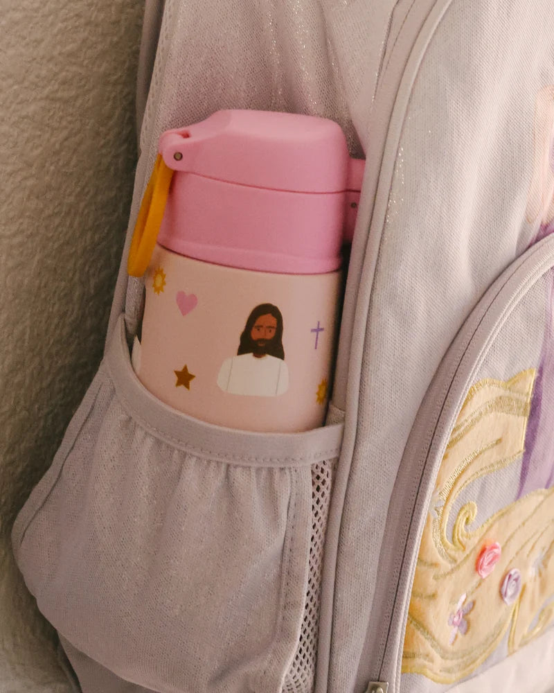 PINK JESUS WATER BOTTLE 13.5 OZ