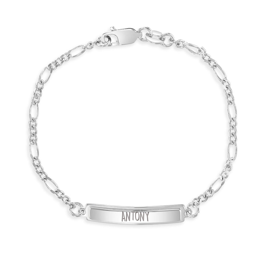 PULSERA FIGARO PLATA 925