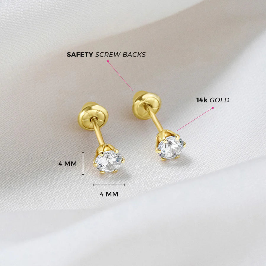 RADIANT STUD ORO 14K