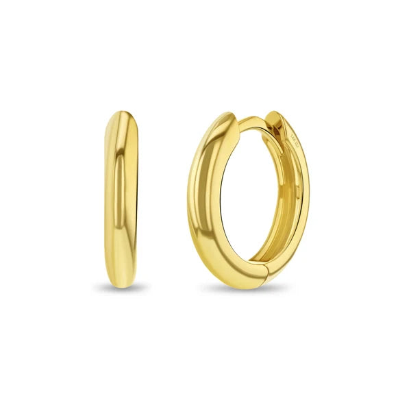 14K SOLID GOLD HOOP