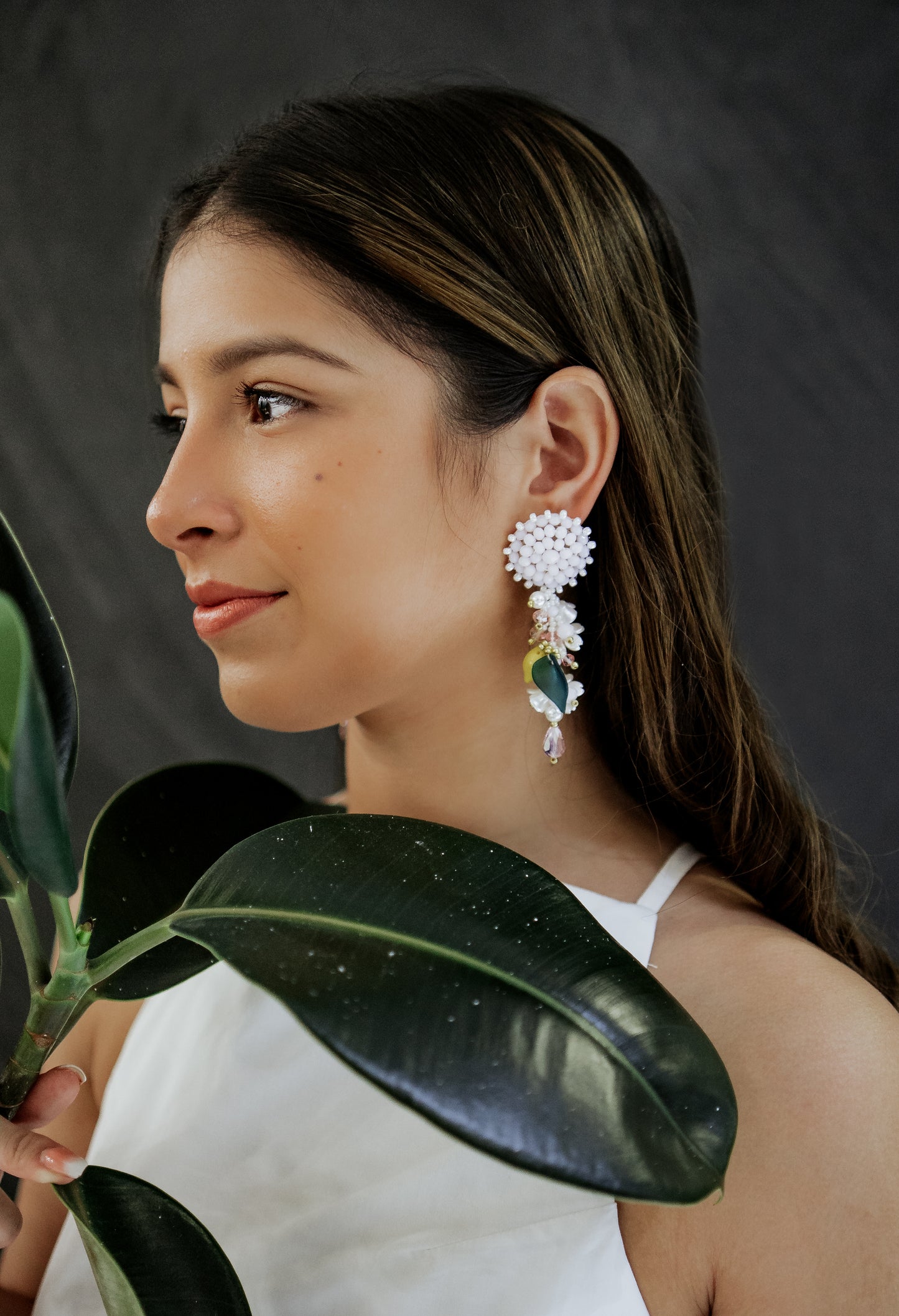 ARETES UN LIMON ROSA